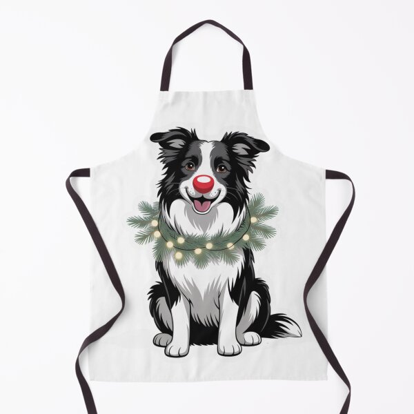 Item preview, Christmas Border Collie designed and sold by NicolasGlowArt.