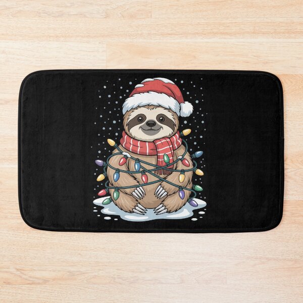 Item preview, Sloth in Christmas lights designed and sold by jkrphoto.