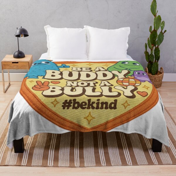 Item preview, Be A Buddy Not A Bully Cute Monster Kindness Quote Design For Kids Schools Teachers And Friendship Lovers designed and sold by ArtDesignTp.