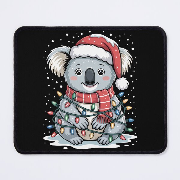 Item preview, koala in Christmas lights designed and sold by jkrphoto.