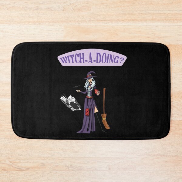 Item preview, Witch A Doing Cartoon Design designed and sold by BullBooy.