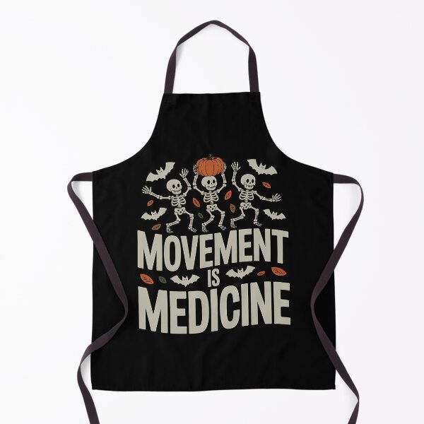 Item preview, Movement is Medicine Dancing Skeleton Spooky PT Halloween designed and sold by BakeryDozen.