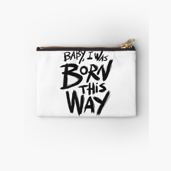 Item preview, Born This Way – Bold Empowerment Typography Design designed and sold by FloraMyst.