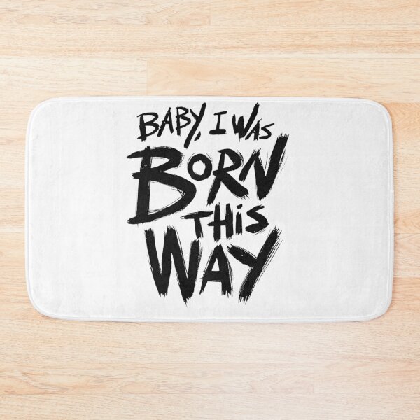 Item preview, Born This Way – Bold Empowerment Typography Design designed and sold by FloraMyst.