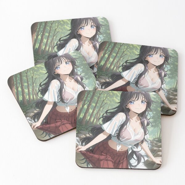 Item preview, Fragrant Kaoruko Waguri River Adventure Summer Anime Girl Waifu designed and sold by TorbenKuhano.