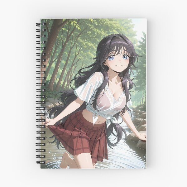 Item preview, Fragrant Kaoruko Waguri River Adventure Summer Anime Girl Waifu designed and sold by TorbenKuhano.