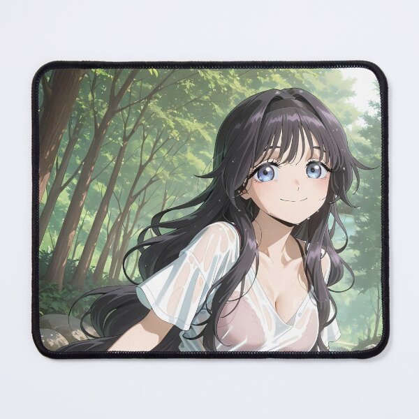 Item preview, Fragrant Kaoruko Waguri River Adventure Summer Anime Girl Waifu designed and sold by TorbenKuhano.