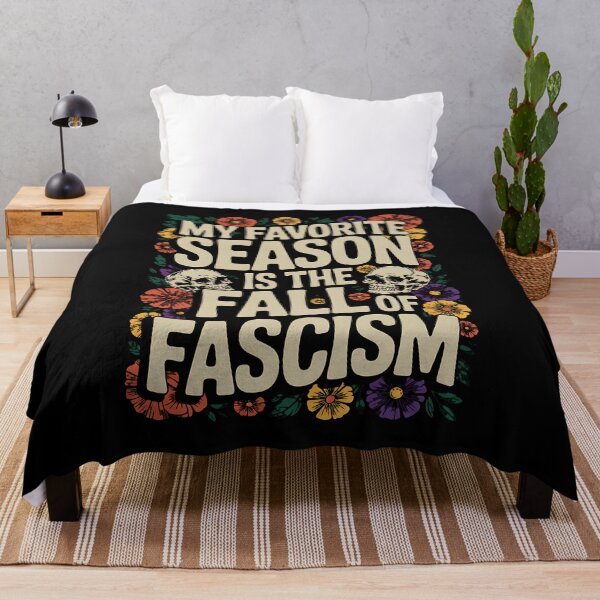 Item preview, My Favorite Season is The Fall of Fascism Spooky Halloween designed and sold by BakeryDozen.