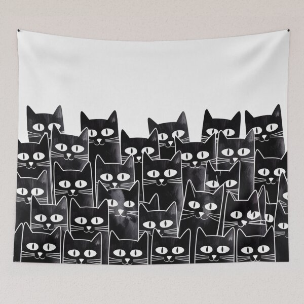 Item preview, Suspicious Cats Art designed and sold by Vision Crafted.