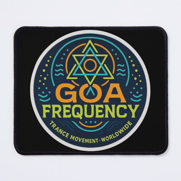 Item preview, Goa Frequency – Vintage Vinyl Label Aesthetic designed and sold by |TRSSHOP|.