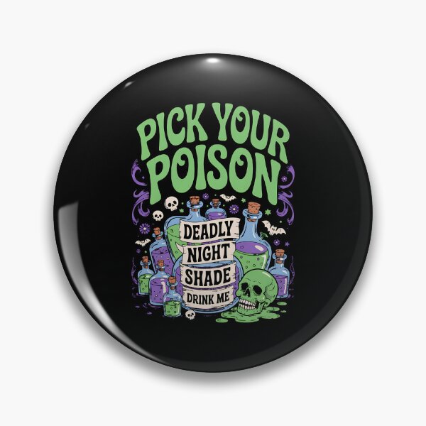 Item preview, Pick Your Poison Halloween designed and sold by BakeryDozen.