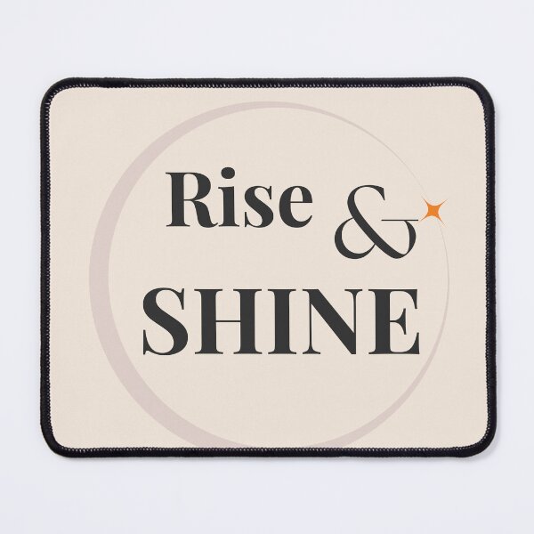 Item preview, Pastel Color Rise and Shine Christian Faith Inspirational designed and sold by DesignPrintWorks.