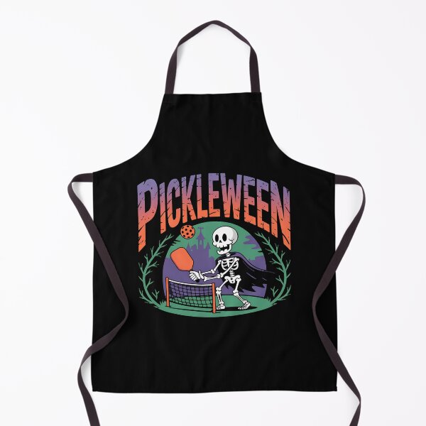 Item preview, Pickleween Pickleball Halloween Costume Skeleton Goth designed and sold by BakeryDozen.