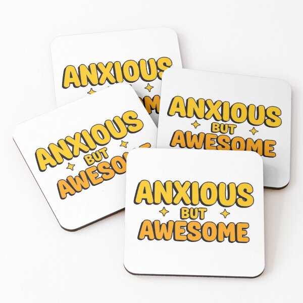 Item preview, Anxious But Awesome - Bold Retro Cartoon designed and sold by ZenPaths.