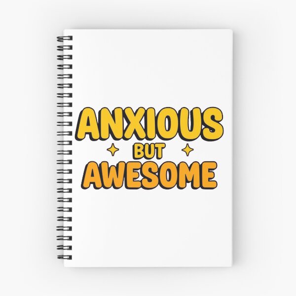 Item preview, Anxious But Awesome - Bold Retro Cartoon designed and sold by ZenPaths.