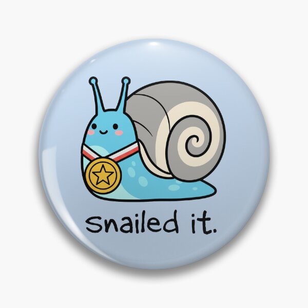 Item preview, Snailed It Shirt (blue) designed and sold by ShirtsTrending.