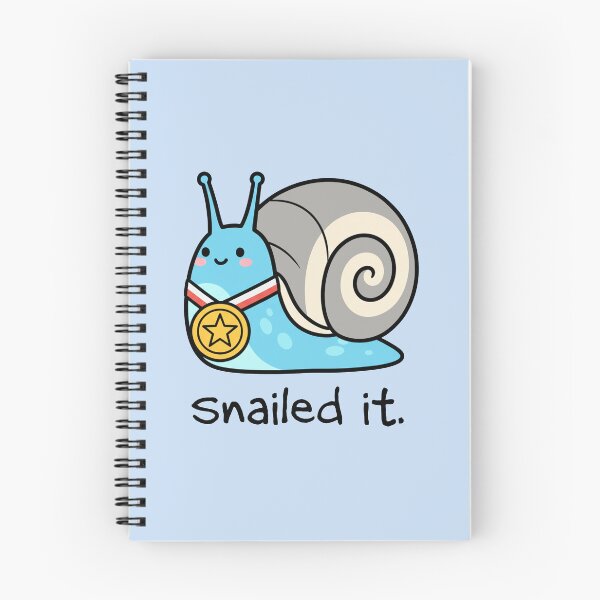 Item preview, Snailed It Shirt (blue) designed and sold by ShirtsTrending.