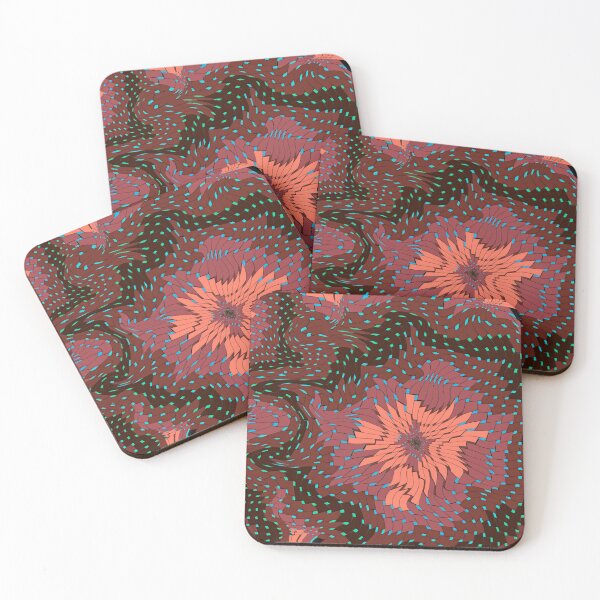 Item preview, Diffusion-Salmon, Fine Art Designs, abstract designed and sold by Lycanth.