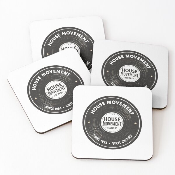 Item preview, House Movement – Classic Vinyl Label Design designed and sold by |TRSSHOP|.