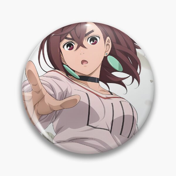 Item preview, Momo Ayase Dandadan Anime Girl Waifu Powerful Gesture designed and sold by TorbenKuhano.