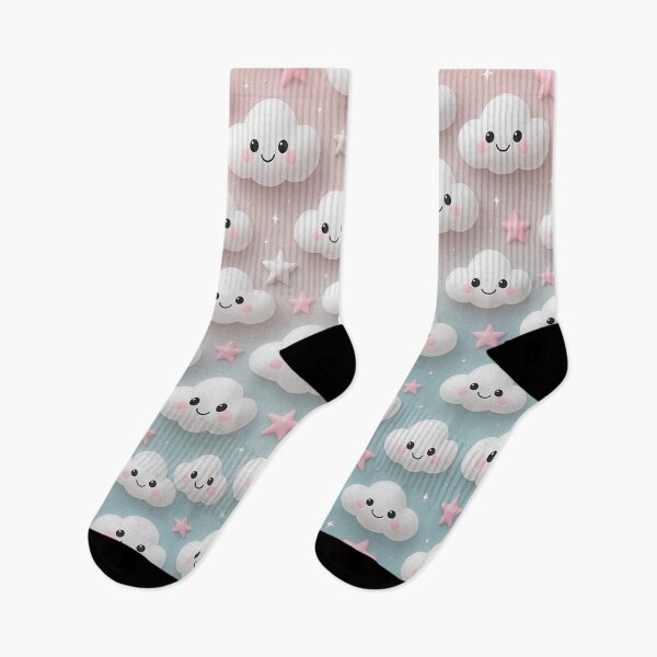 Item preview, Kawaii Cloud Party – Cute Pastel Sky Pattern designed and sold by Bellassi.