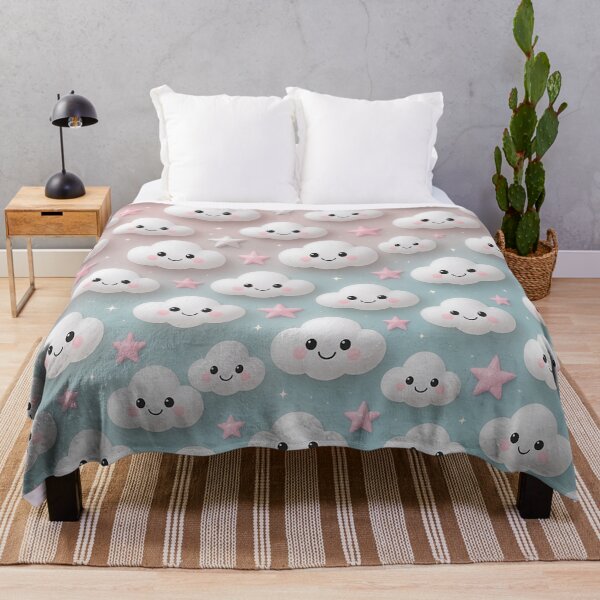 Item preview, Kawaii Cloud Party – Cute Pastel Sky Pattern designed and sold by Bellassi.