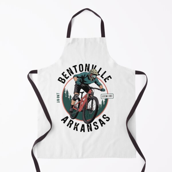Item preview, Bentonville Arkansas Mountain Biking Vintage Extreme Sports Design designed and sold by VividOrganica.