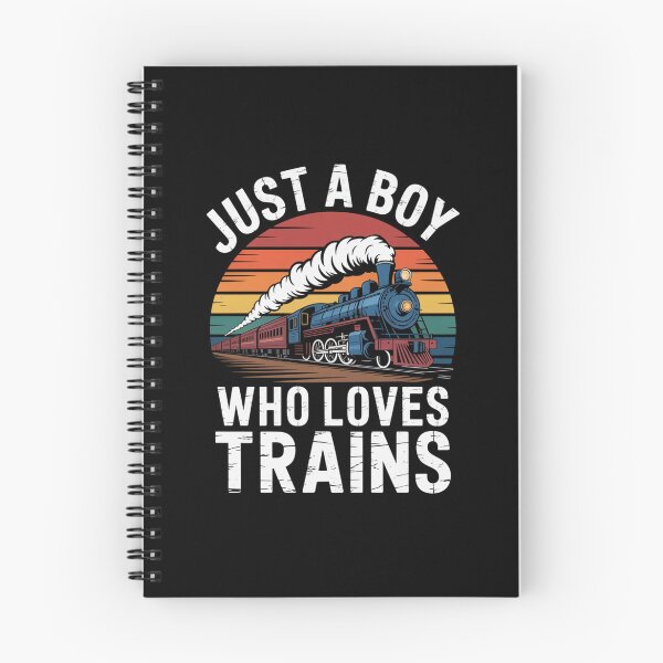 Item preview, Kids Just A Boy Who Loves Trains - Funny Trains Lovers Graphic designed and sold by Gogetgiggles.