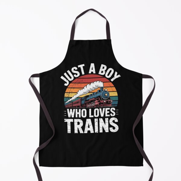 Item preview, Kids Just A Boy Who Loves Trains - Funny Trains Lovers Graphic designed and sold by Gogetgiggles.
