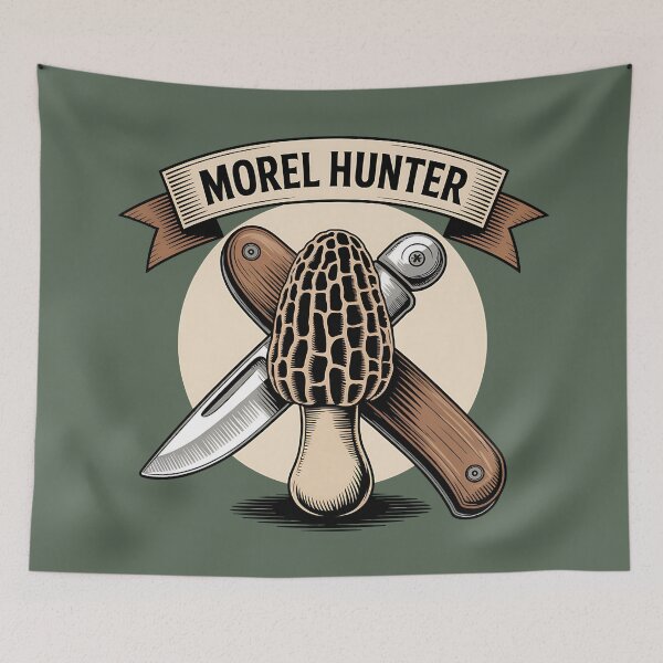 Item preview, Myco Foraging Morel Hunter • Mushroom Hunting designed and sold by Blok45.