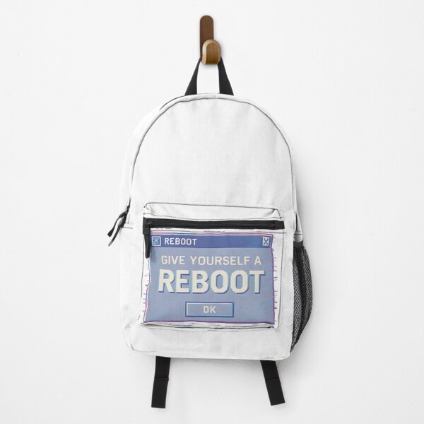 Item preview, Give Yourself a Reboot • Retro Glitch Motivation • Digital Self-Care Art designed and sold by Ordinarytees.