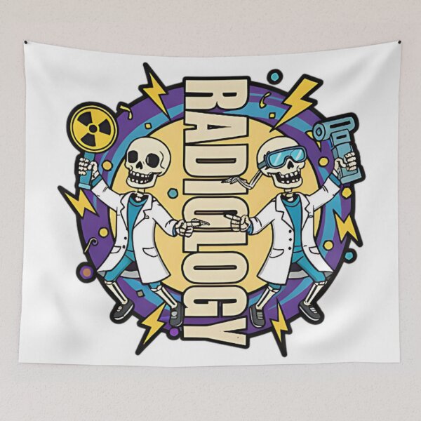 Item preview, Radiology Skeletons Funny Medical Xray Tech Design For Radiologist Doctor Nurse Halloween Humor And Science Fans designed and sold by ArtDesignTp.