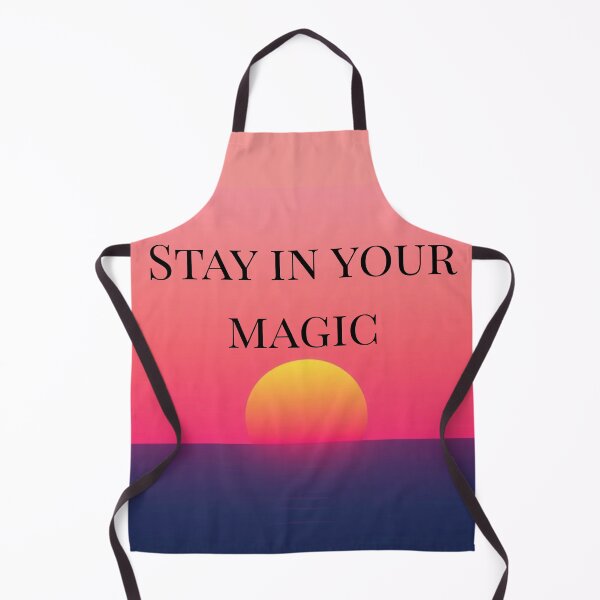 Item preview, Stay in Your Magic – Retro Sunset Motivational Poster | Aesthetic Positive Quote Wall Art designed and sold by Artisticos.
