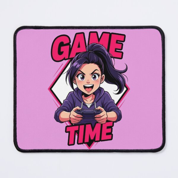 Item preview, PINK GAME TIME GAMER GIRL designed and sold by shinyillust.