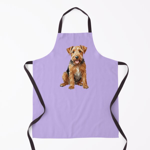 Item preview, Airedale Terrier Watercolor Puppy Dog (purple) designed and sold by Magnolia Valley Art.