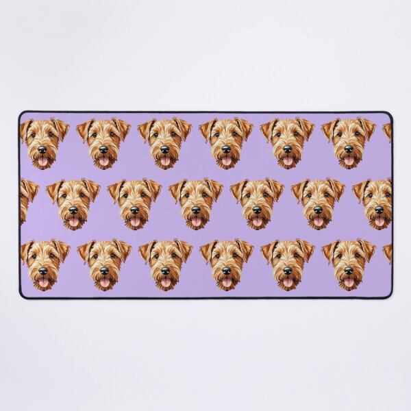 Item preview, Airedale Terrier Watercolor Puppy Dog (purple) designed and sold by Magnolia Valley Art.