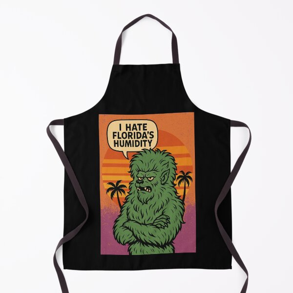 Item preview, Retro 1960s Comic Halloween Horror Art- Florida Werewolf (Lettering) “I Hate Florida’s Humidity” designed and sold by JacobKAurumhead.