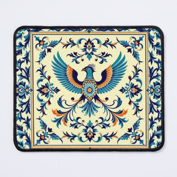 Item preview, Simurgh on Traditional Tile  designed and sold by BlueYasmine.