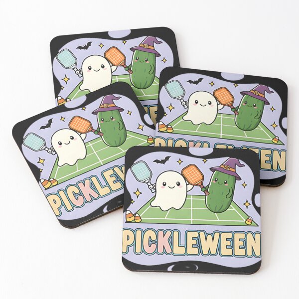 Item preview, Pickleween Cute Ghost And Pickle Funny Halloween Pun Design For Spooky Humor And Fall Lovers designed and sold by ArtDesignTp.
