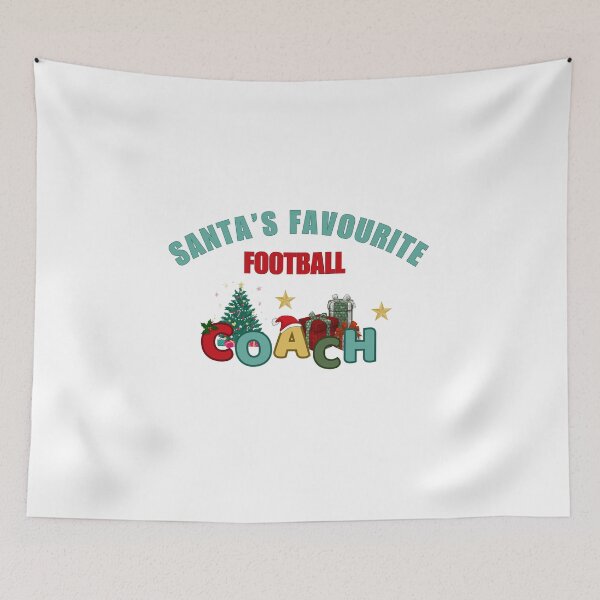 Item preview, Santa’s Favourite Football Coach designed and sold by DixieGirlStudio.