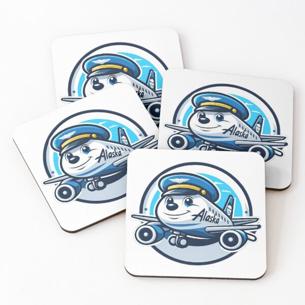 Item preview, funny logo Alaska airlines united airlines   designed and sold by Expressions-Sel.