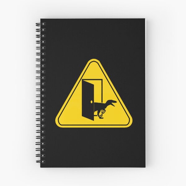 Item preview, WARNING: Velociraptors Can Open Doors designed and sold by Nocturnal0903.