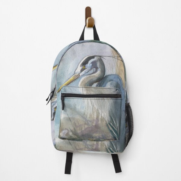 Item preview, Silent Watcher – Watercolor Heron by Carlos Taylor Art designed and sold by Carlos Taylor.