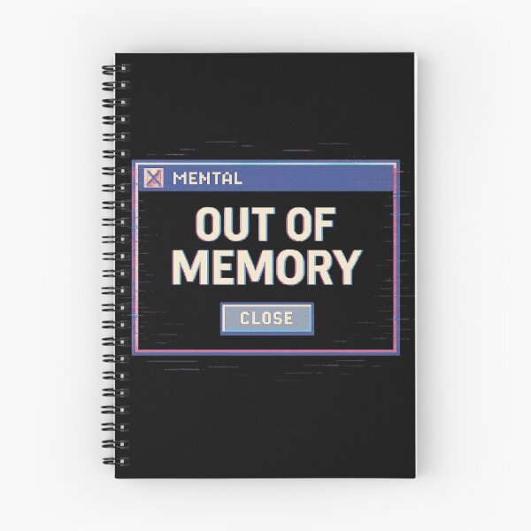 Item preview, Mental Out of Memory • Retro Glitch Error • Digital Burnout Art designed and sold by Ordinarytees.