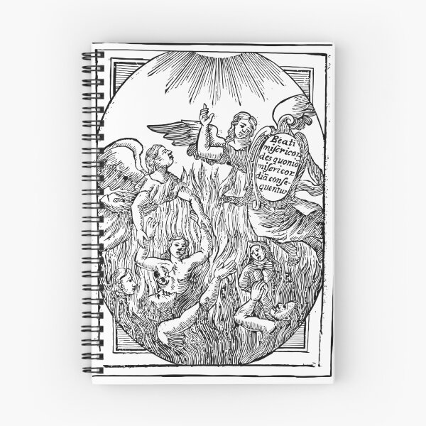 Item preview, Anime del purgatorio in black, Rectangular framed illustration designed and sold by ksillustrationart.