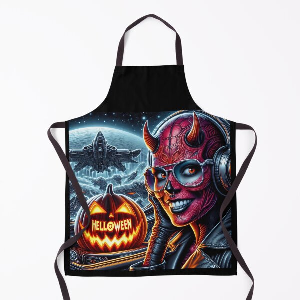 Item preview, SciFi Demoness Pumpkin Cosmic Glow designed and sold by Voodoo Store Paranormal Collections.