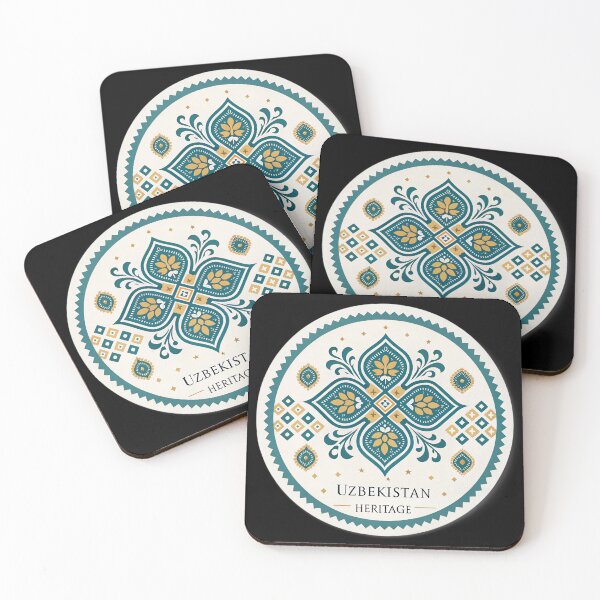 Item preview, Uzbekistan Heritage Sticker – Traditional Ikat Pattern Design designed and sold by VividOrganica.