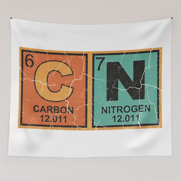 Item preview, Carbon Nitrogen Chemistry Periodic Elements Science Design For Teachers Students And Nerd Fans designed and sold by ArtDesignTp.