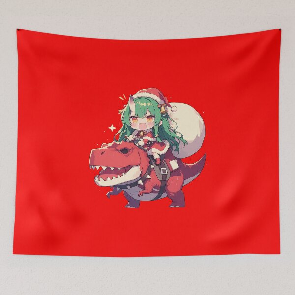Item preview, Hoshiguma Merry Dino Christmas From Arknights Prelude To Dawn Game designed and sold by TorbenKuhano.
