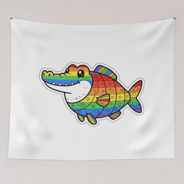 Item preview, CROCODILE FISH designed and sold by likbatonboot.